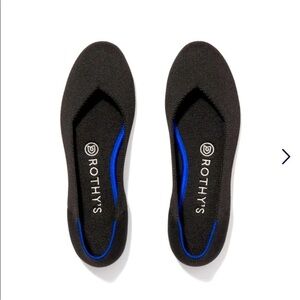 ROTHY’S Round Toe “The Flat” in Black Sz 7.5